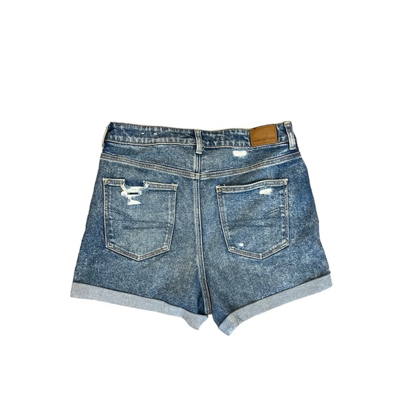 American Eagle Mom Distressed Jean Shorts - Picture 2 of 4